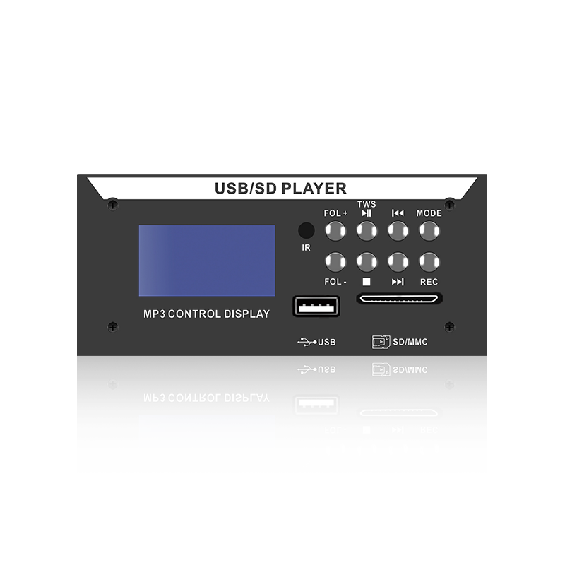 LCD8226: IR daljinski upravljač s osam gumba SD/USB priključak LCD zaslon MP3 player s Bluetoothom, TWS