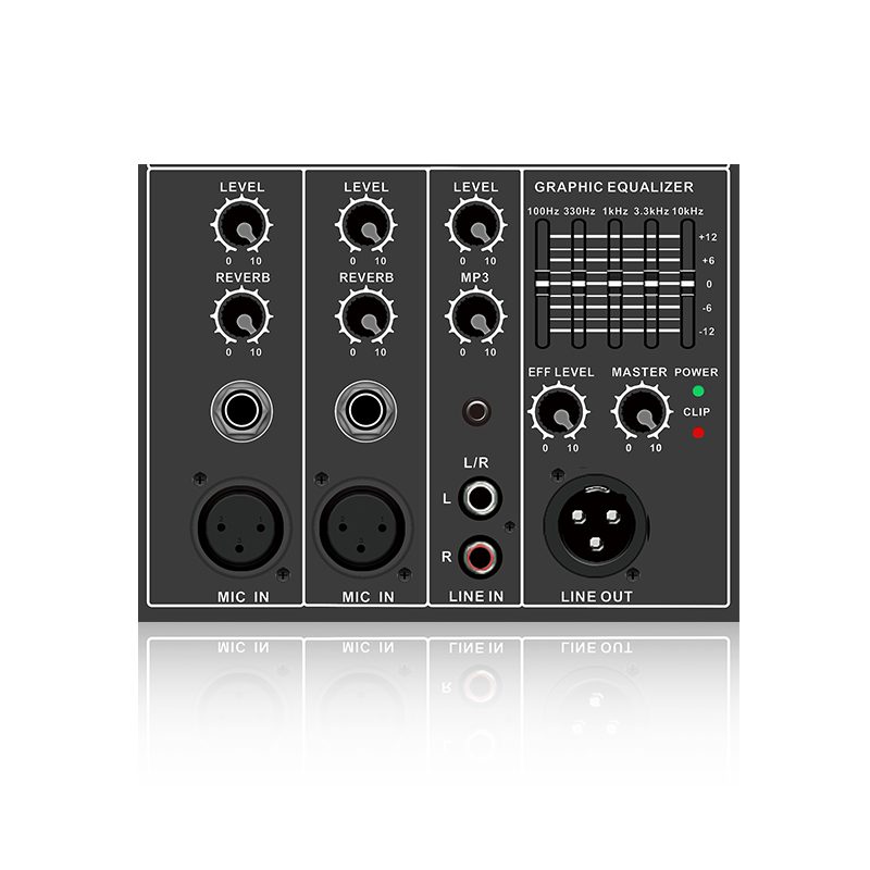 PL26: Individualni mikrofonski kanal Echo Control Master Effect Electrical Frequency Division Functional Module