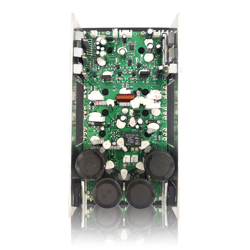 AMP400H+7294: LP 400W+HP 100W snažne izlazne snage s aluminijskim radijatorom u obliku slova U, modulom pojačala snage klase H