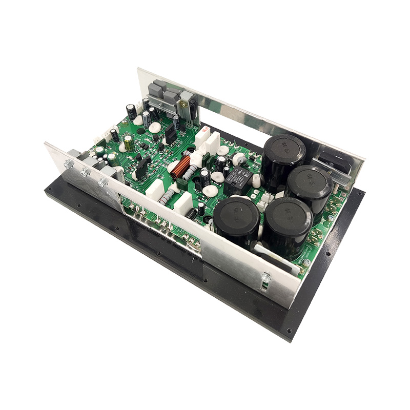 AMP400H+7294: LP 400W+HP 100W snažne izlazne snage s aluminijskim radijatorom u obliku slova U, modulom pojačala snage klase H