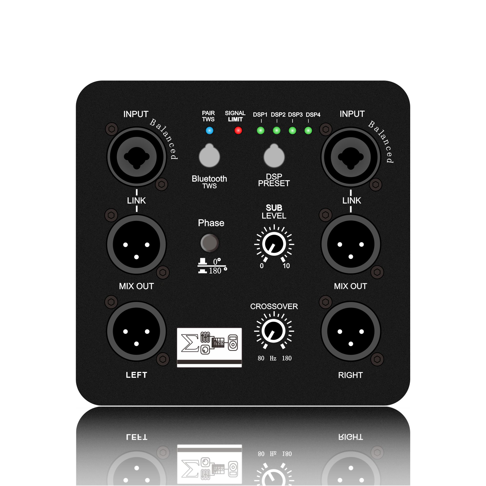 DSP1804: Multi DSP Rreset dvosmjerni izlaz subwoofer DSP funkcionalni modul