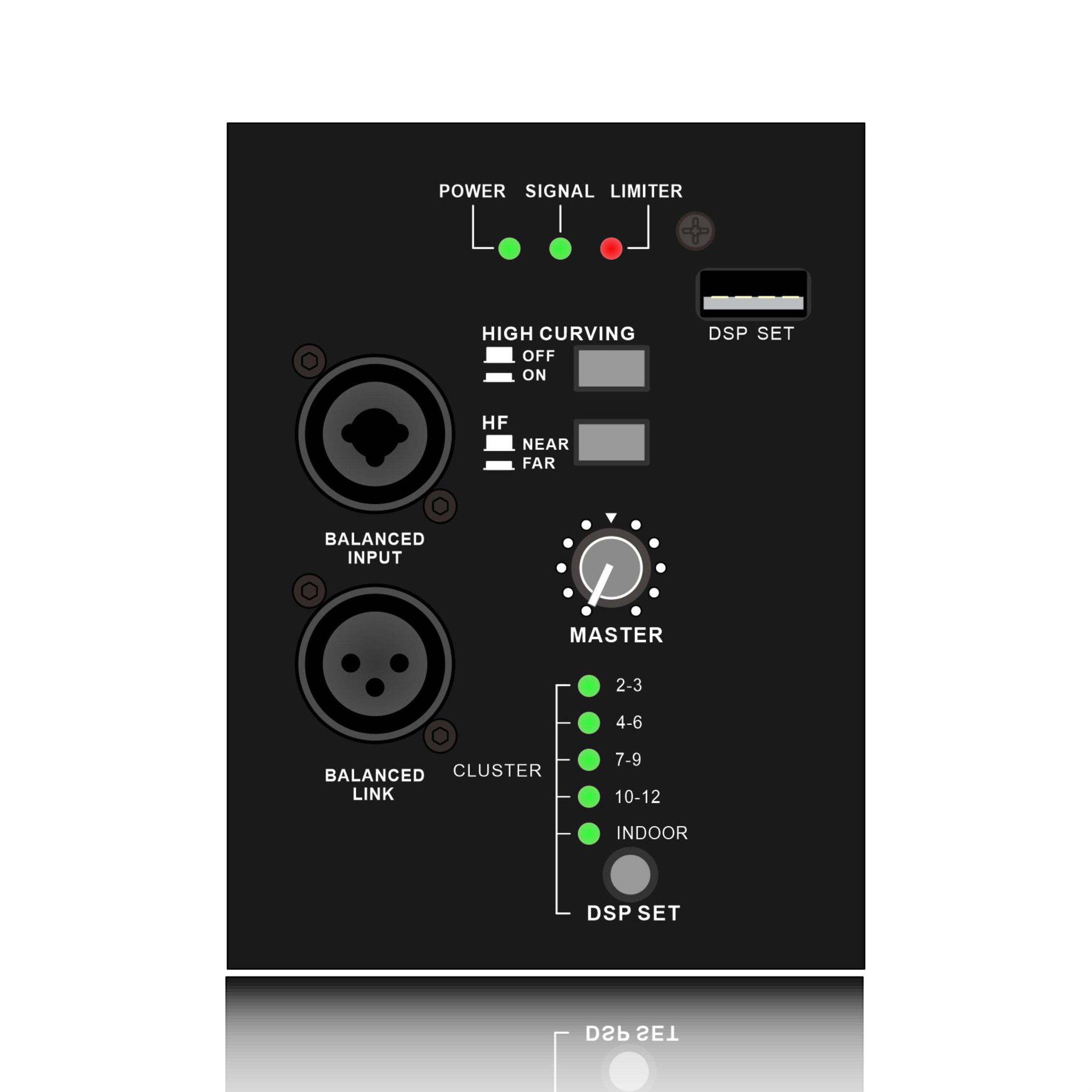 HLD10-A: Multi DSP Rreset mode Kompaktni profesionalni linijski sustav DSP funkcionalni modul