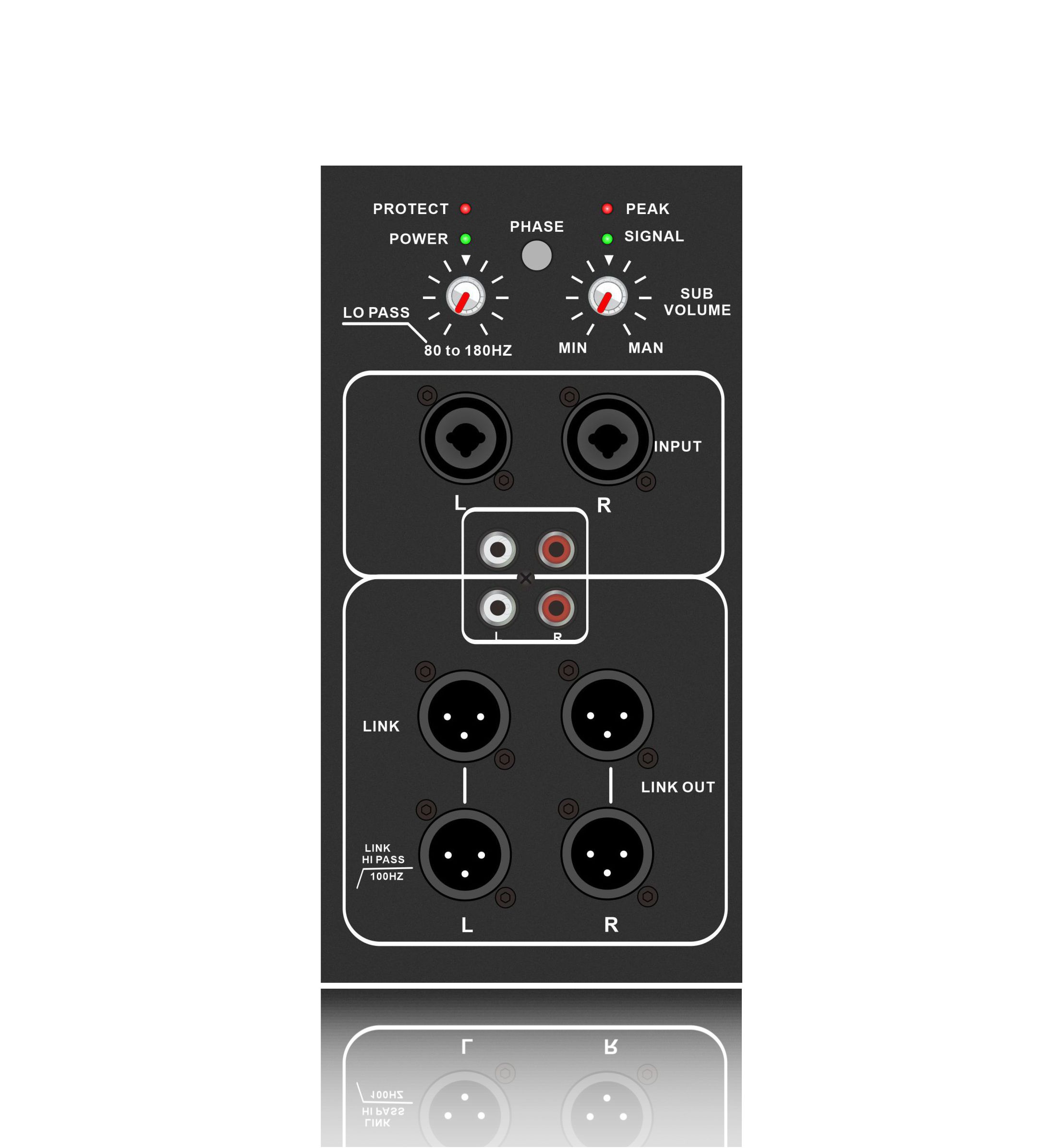 SUB18-2.1 Power Subwoofer pojačalo klase AB