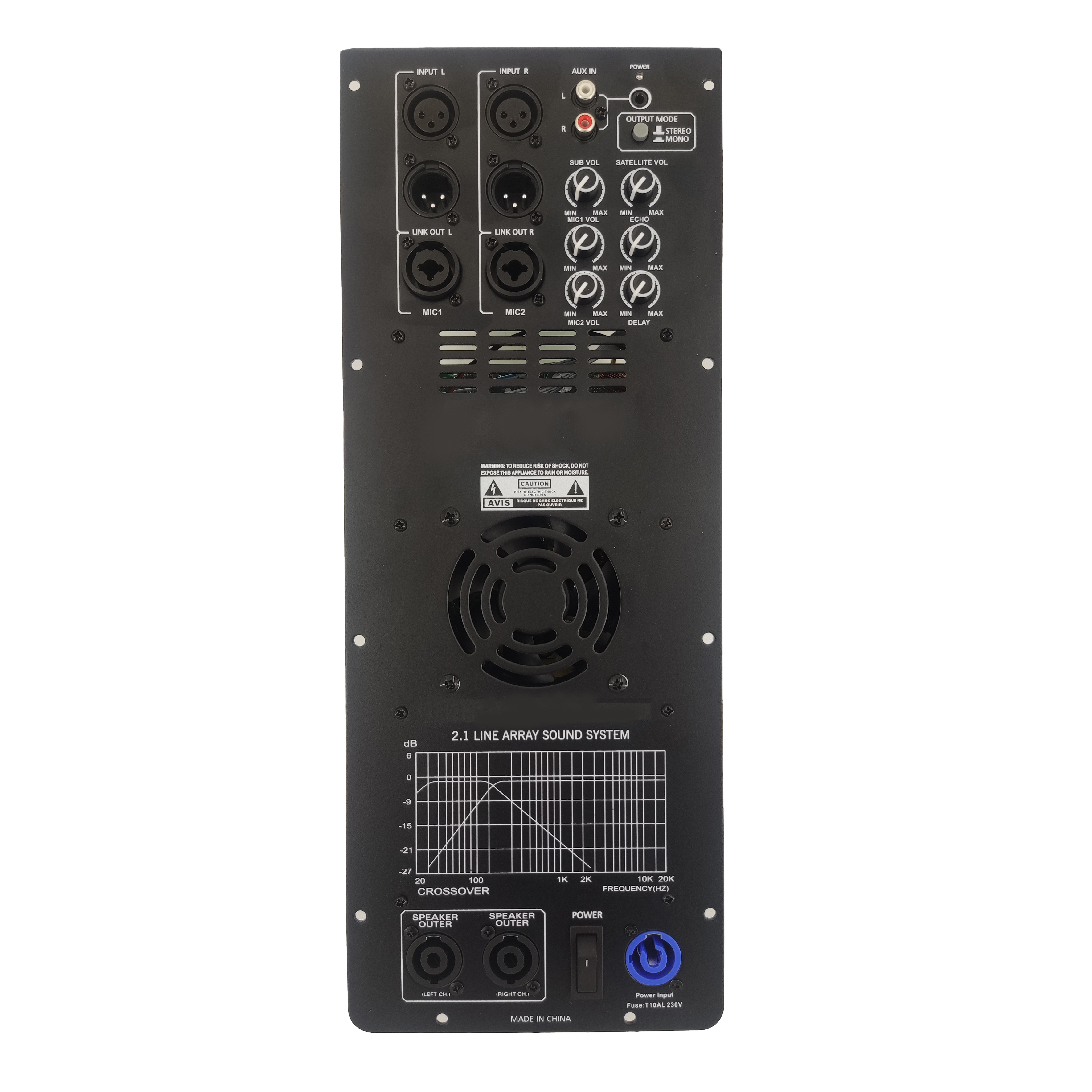 DSP1908-2.1 Pro Active Line Array pojačalo snage