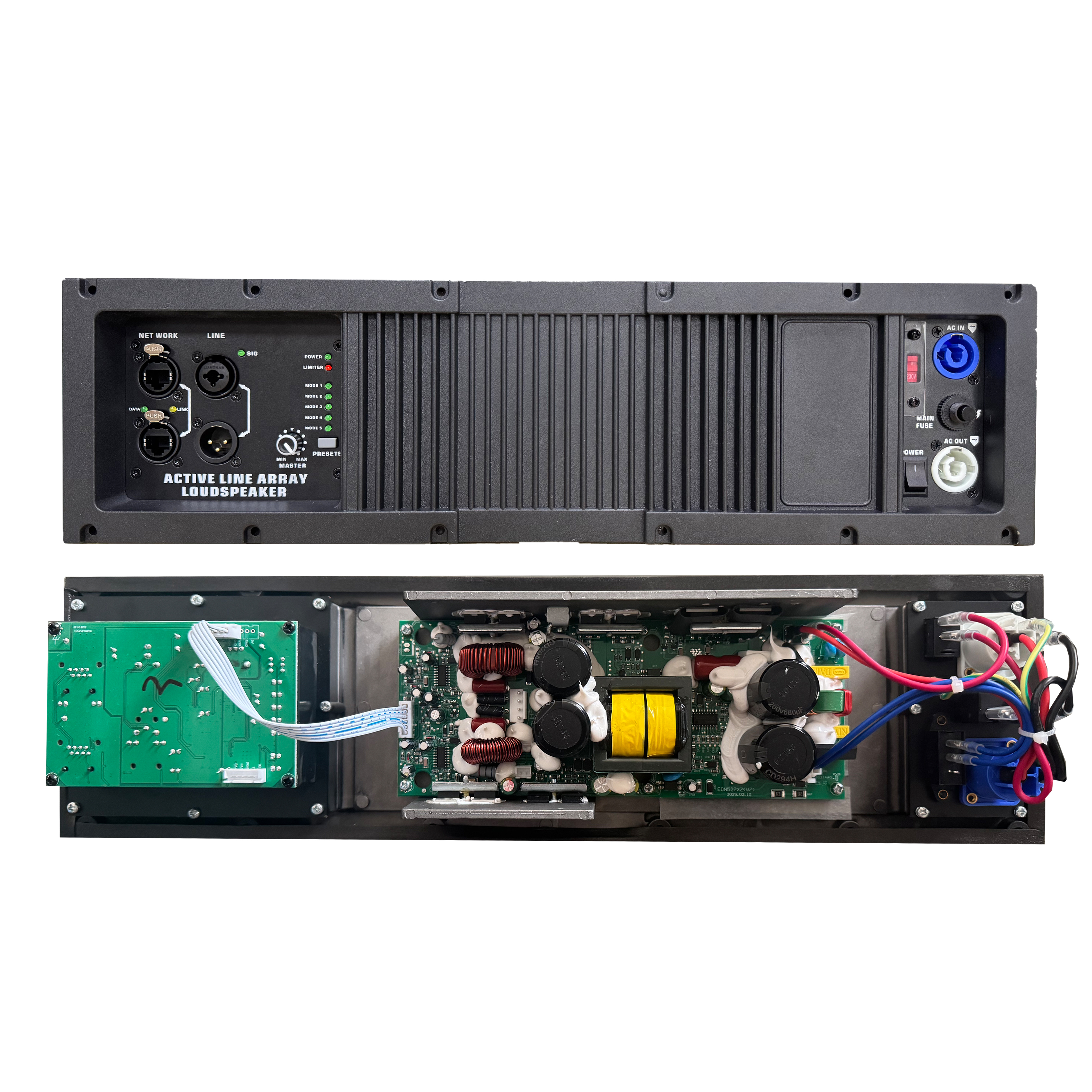 HG485-212 Active Line Array System pojačalo s RJ45 konektorima